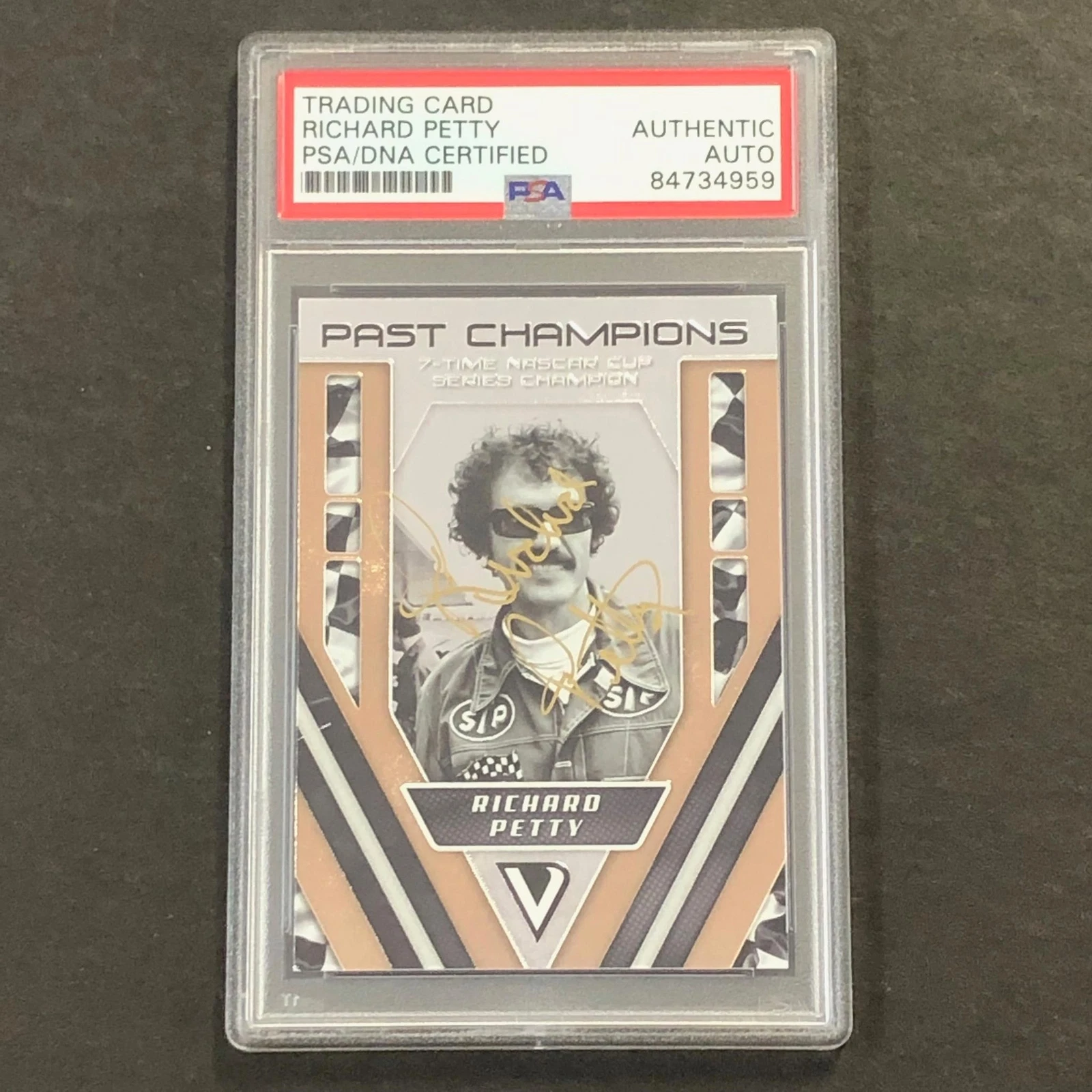 2019 Panini Victory Lap #75 Richard Petty Signed Card AUTO PSA Slabbed Nascar
