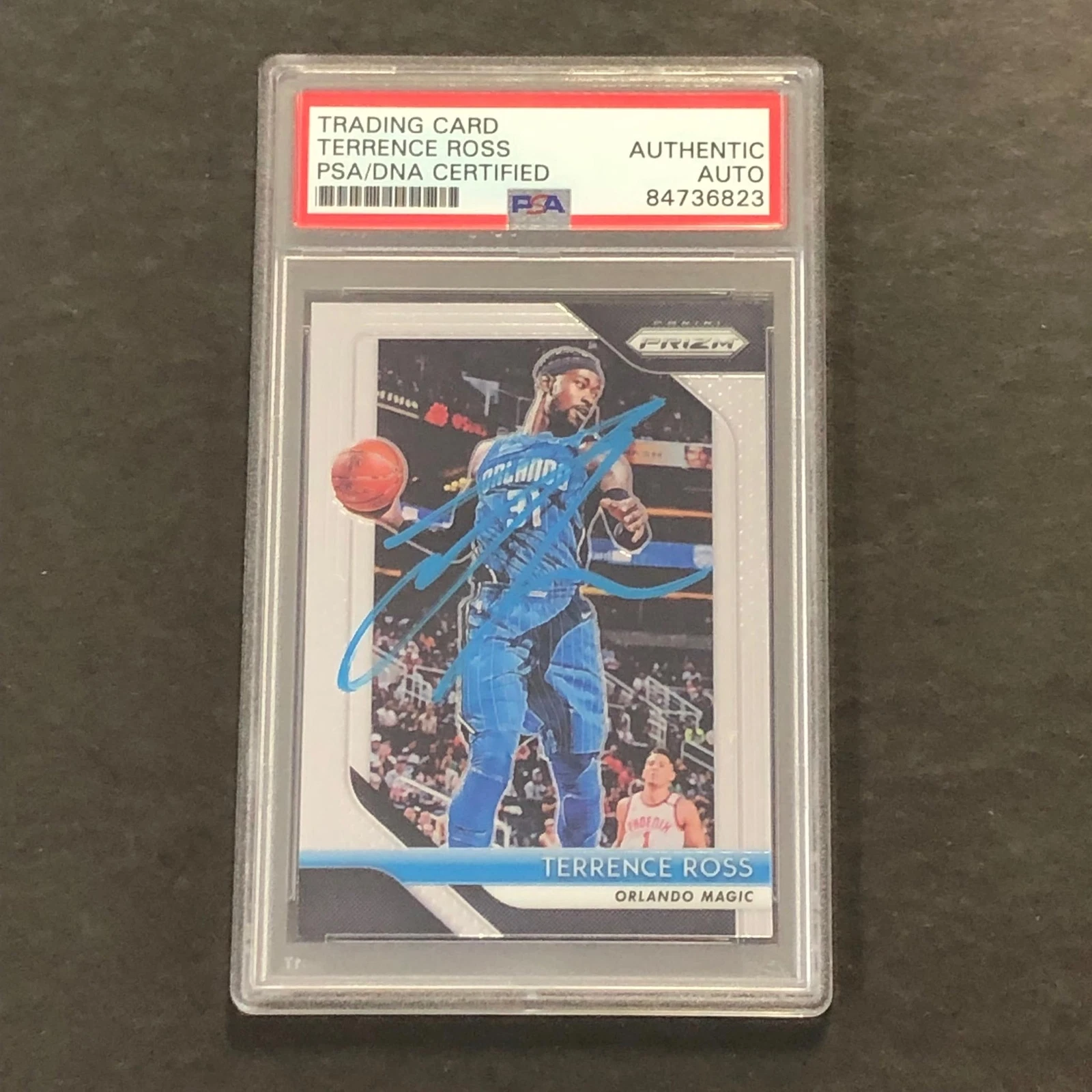 2018-19 Panini Prizm #149 Terrence Ross Signed Card AUTO PSA Slabbed Magic
