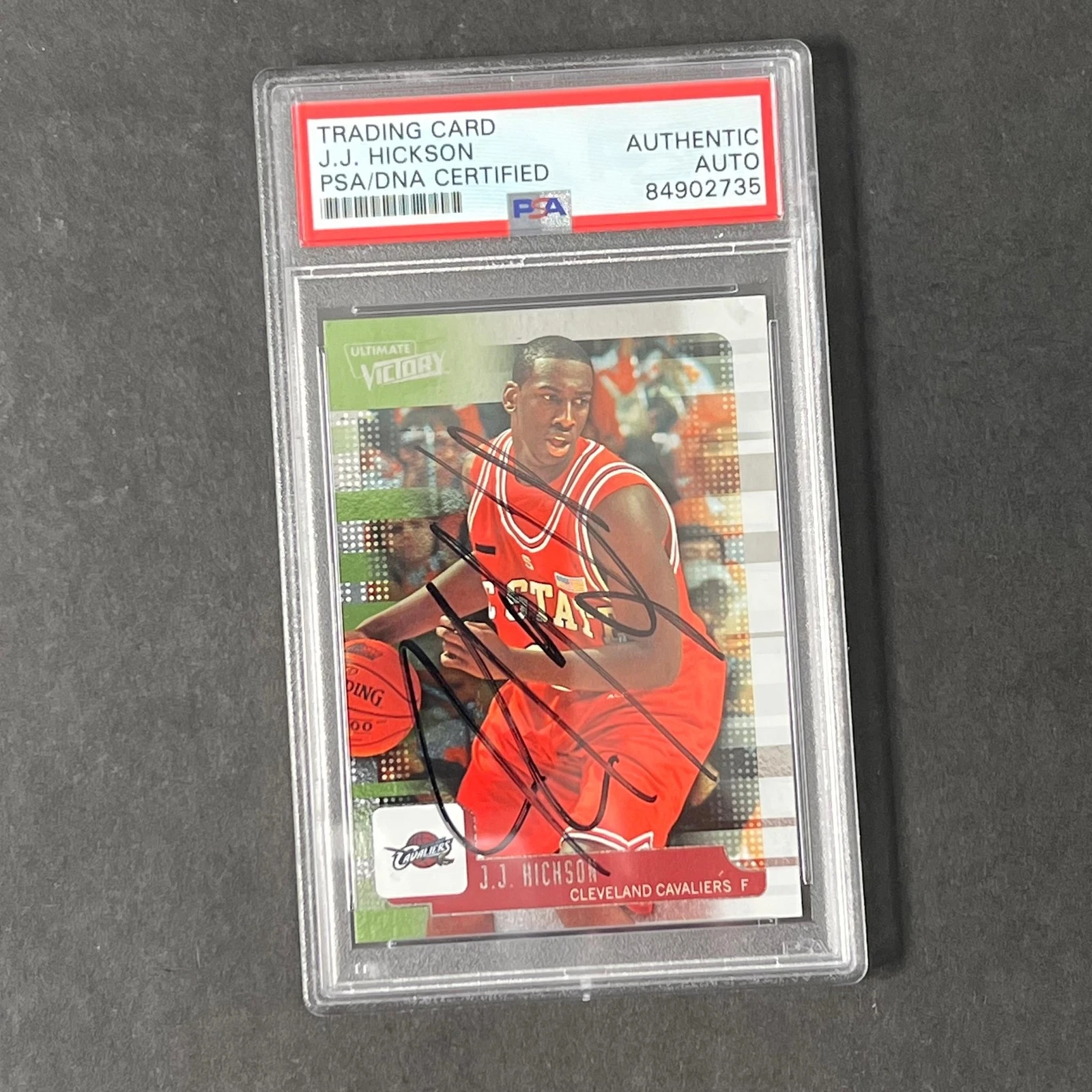 2008 Ultimate Victory #79 J.J. Hickson Signed Card PSA Slabbed RC Cavaliers
