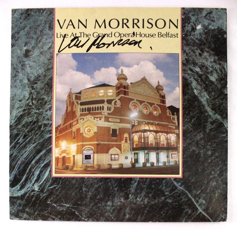 Van Morrison Signed Autograph Album Vinyl Record Live Grand Oprah House JSA COA
