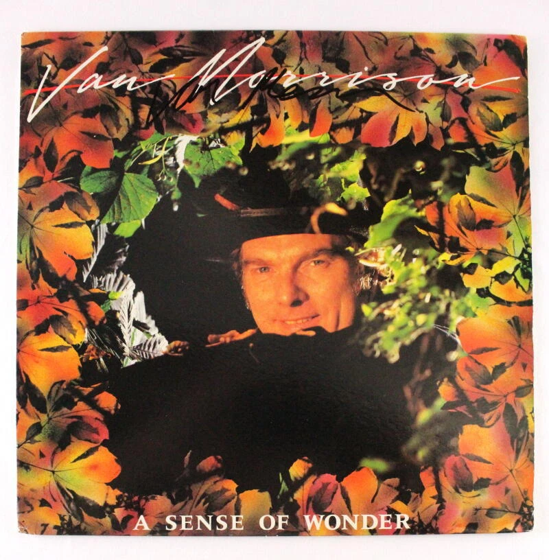 Van Morrison Signed Autograph Album Vinyl Record A Sense of Wonder w/ JSA COA
