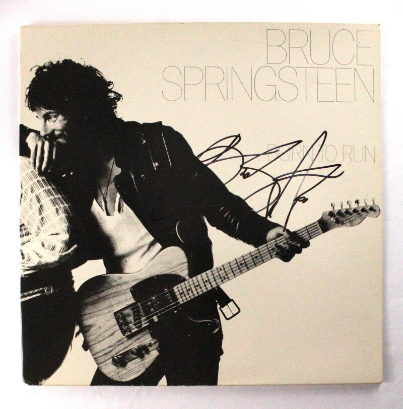 Bruce Springsteen Signed Autograph Album Vinyl Record Born to Run w/ Beckett COA
