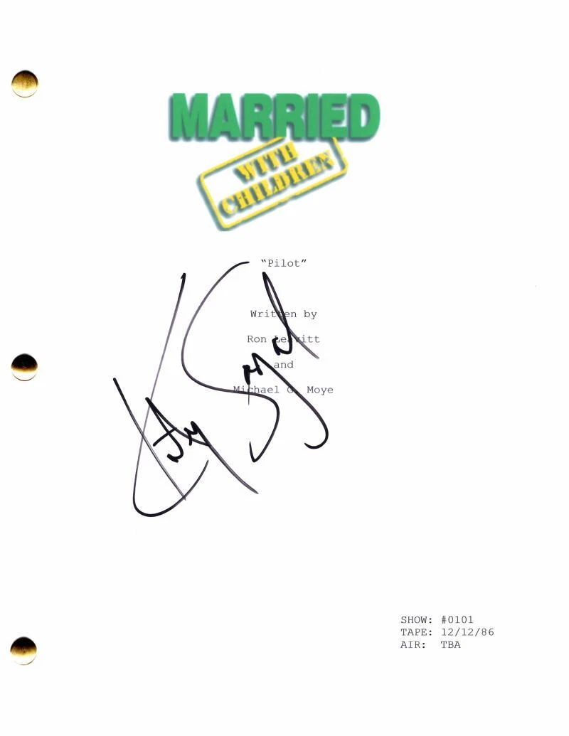 Katey Sagal Signed Autograph Married with Children Full Pilot Script Peggy Bundy
