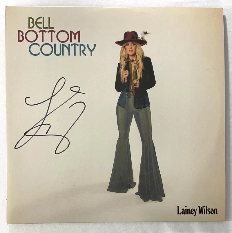 Lainey Wilson Signed Autograph Album Vinyl Record - Bell Bottom Country JSA COA
