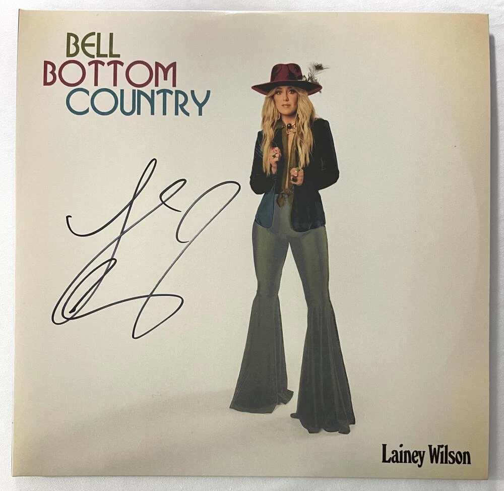 Lainey Wilson Signed Autograph Album Vinyl Record Bell Bottom Country JSA COA
