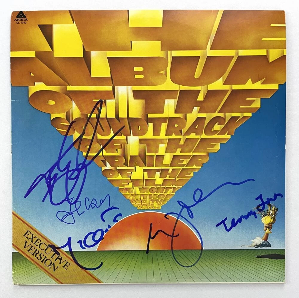 Monty Python and the Holy Grail x5 Signed Autograph Album Vinyl Record - Beckett
