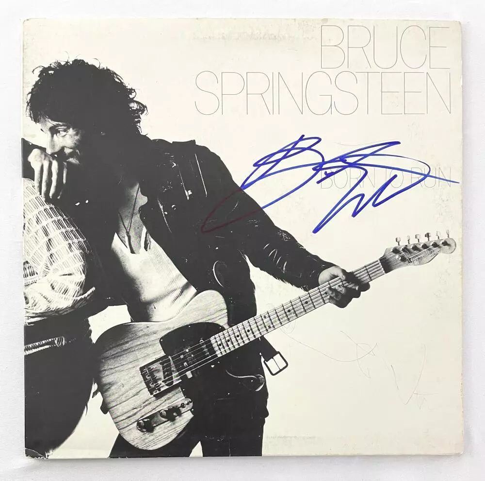 Bruce Springsteen Signed Autograph Album Vinyl Record - Born to Run w/ JSA COA
