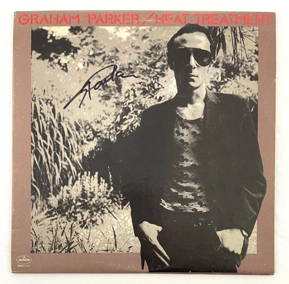 Graham Parker Rumour Signed Autograph Album Vinyl Record - Heat Treatment w/ JSA
