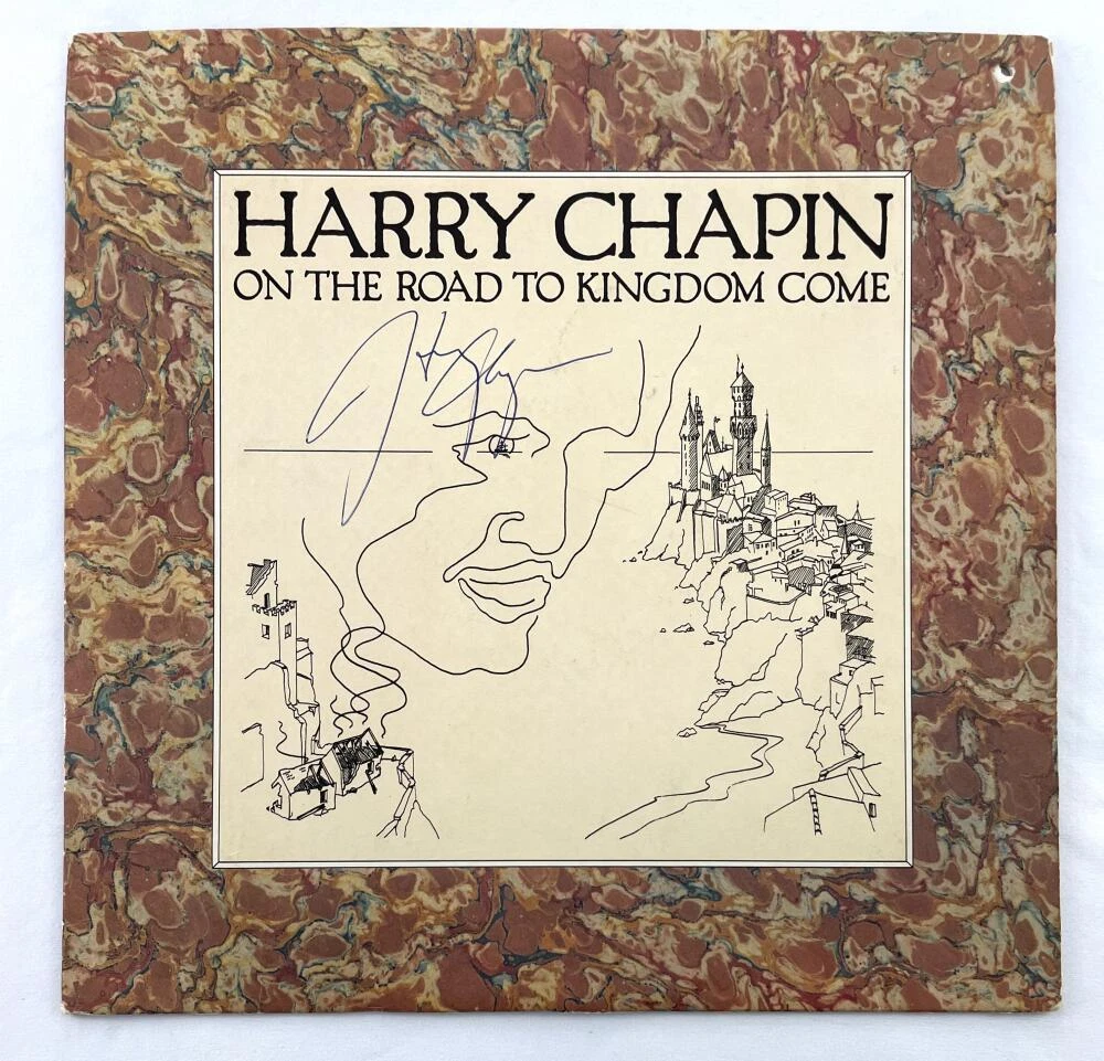 Harry Chapin Signed Autograph Album Vinyl Record On the Road to Kingdom Come BAS
