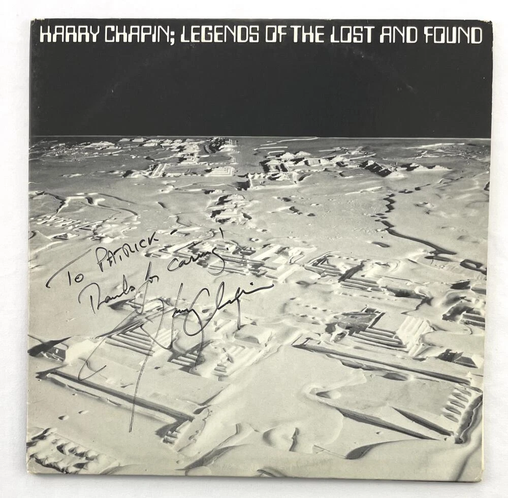 Harry Chapin Signed Autograph Album Record Legends of the Lost and Found Beckett
