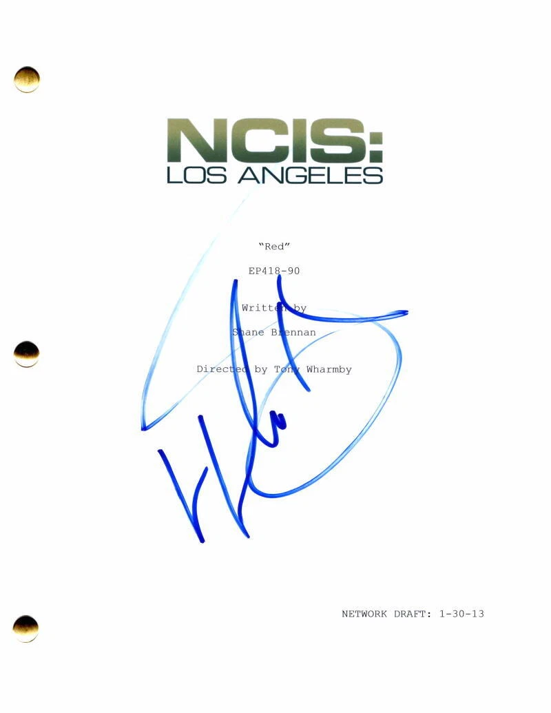 LL Cool J Signed Autograph NCIS Los Angeles Full Episode Script - Sam Hanna
