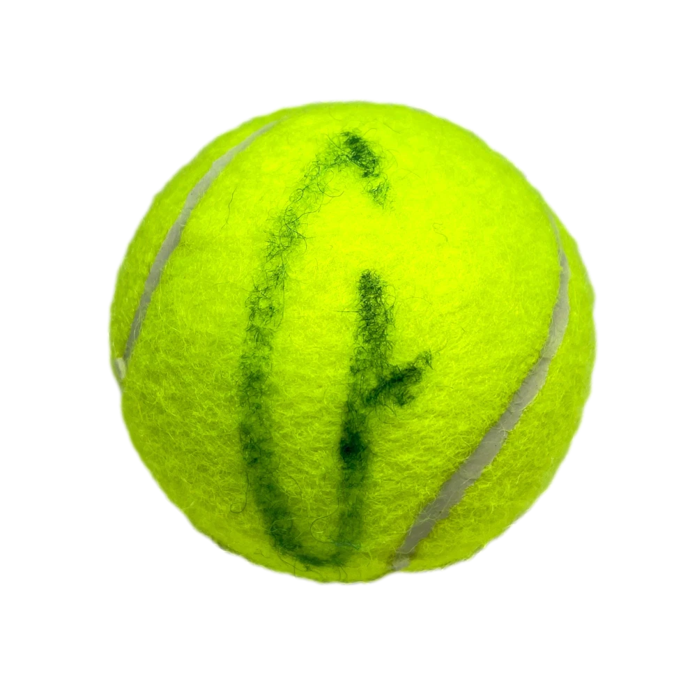 Carlos Alcaraz Signed Autograph Tennis Ball - Wimbledon & US Open Champion JSA
