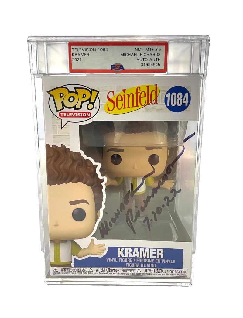 Michael Richards Signed Autograph Encapsulated Funko 1084 Kramer Seinfeld PSA
