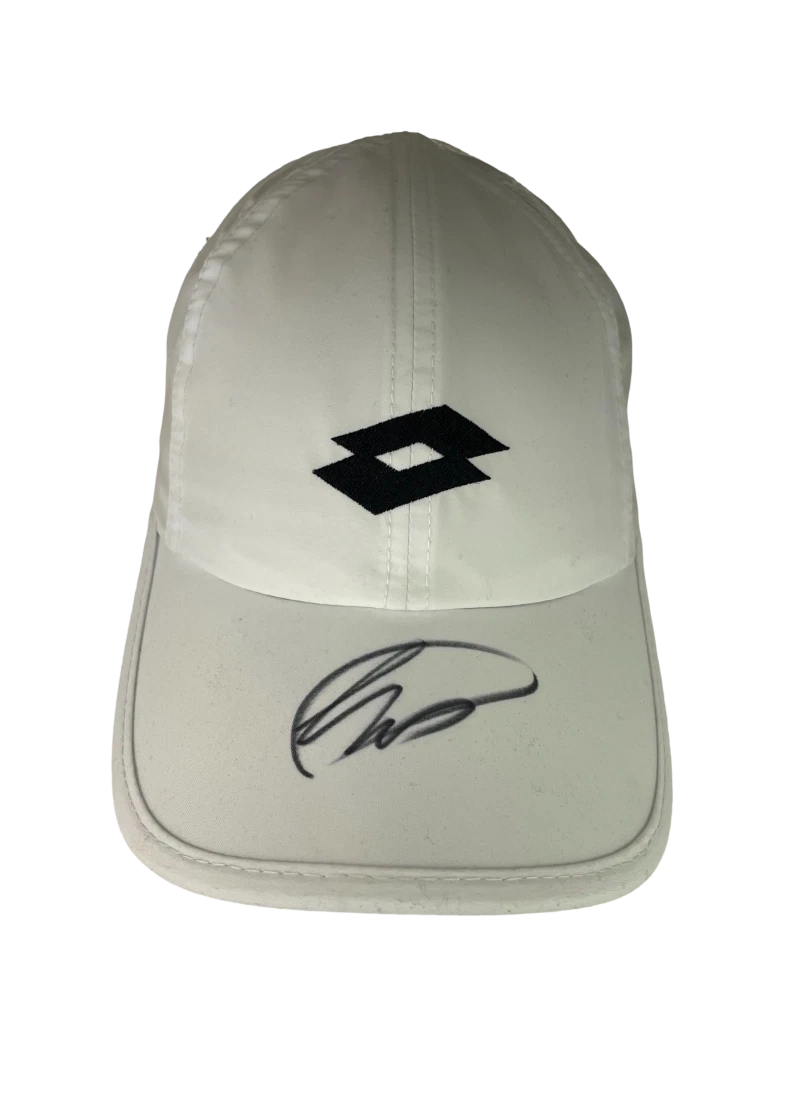 Matteo Berrettini Signed Autograph Tennis Baseball Cap Hat w/ JSA COA

