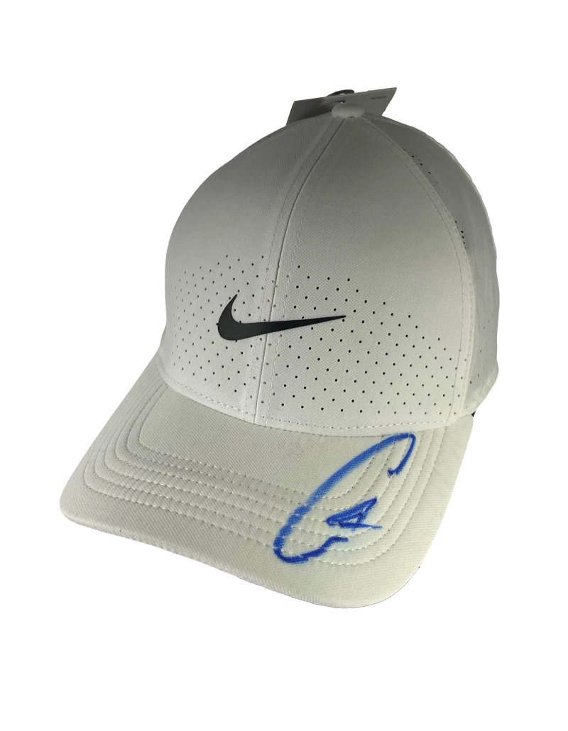 Carlos Alcaraz Signed Autograph Nike Tennis Baseball Cap Hat RARE w/ JSA COA
