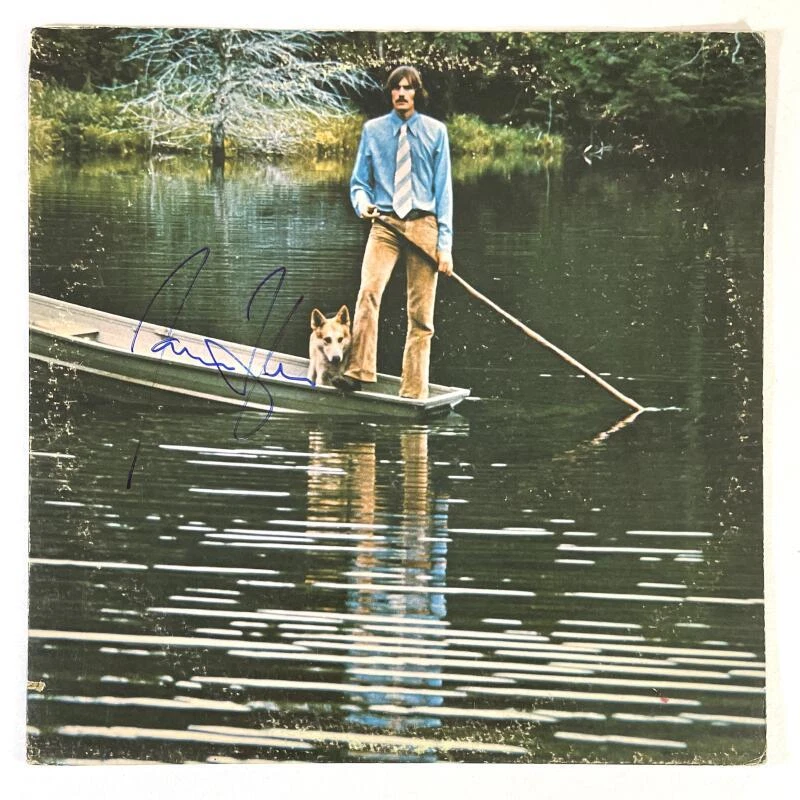 James Taylor Signed Autograph Album Vinyl Record LP One Man Dog - Beckett COA
