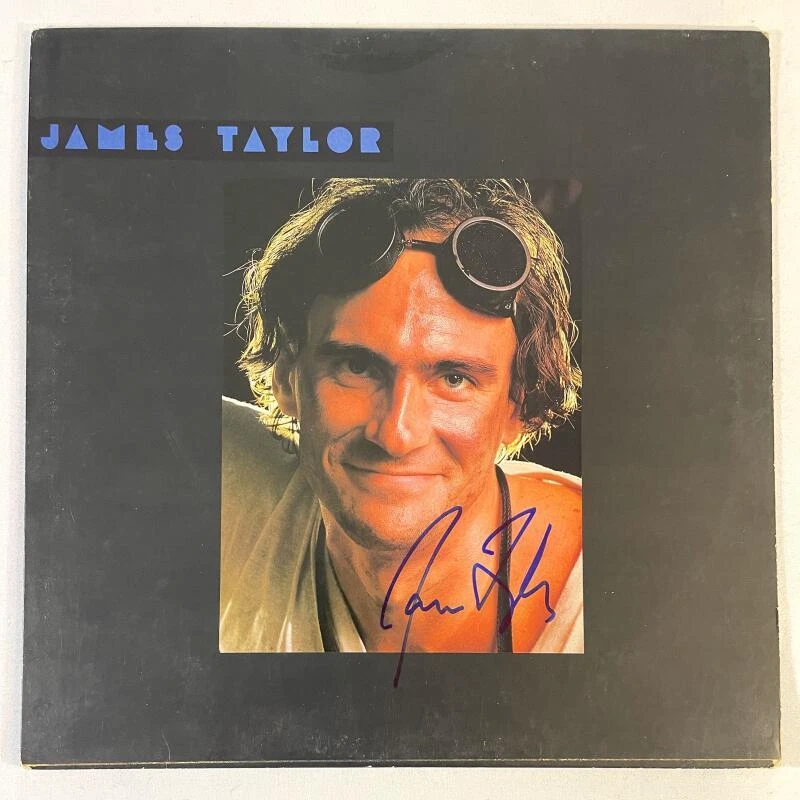 James Taylor Signed Autograph Album Vinyl Record Dad Loves His Work Beckett COA
