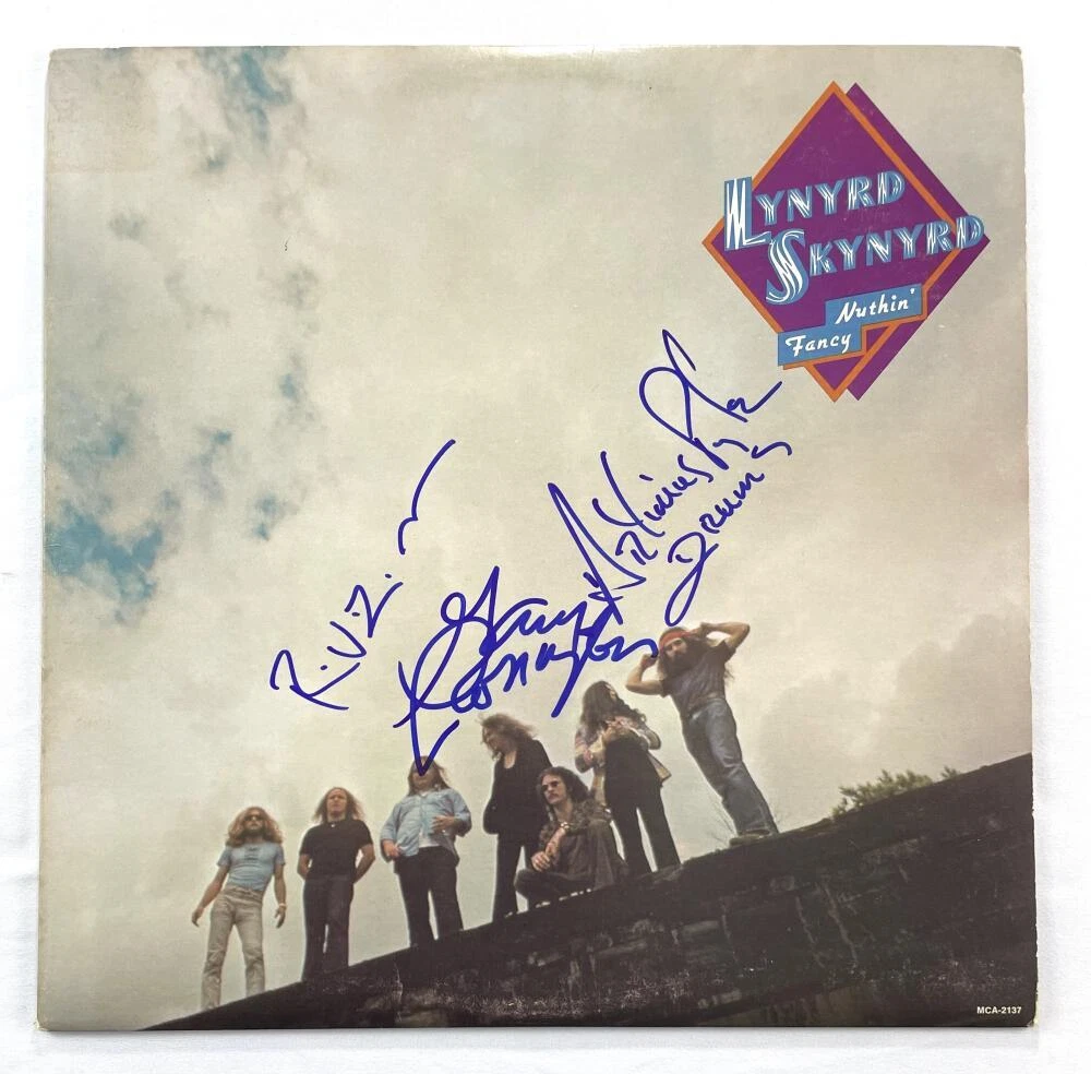 Gary Rossington & Artimus Pyle Signed Autograph Album Lynyrd Skynyrd w/ JSA COA
