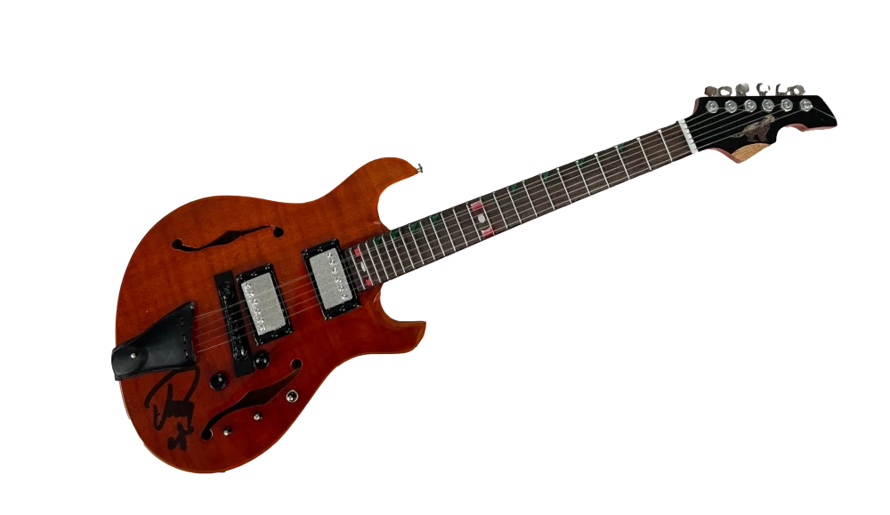 Trey Anastasio Phish Signed Autograph Mini Miniature Guitar Rare! w/ JSA COA
