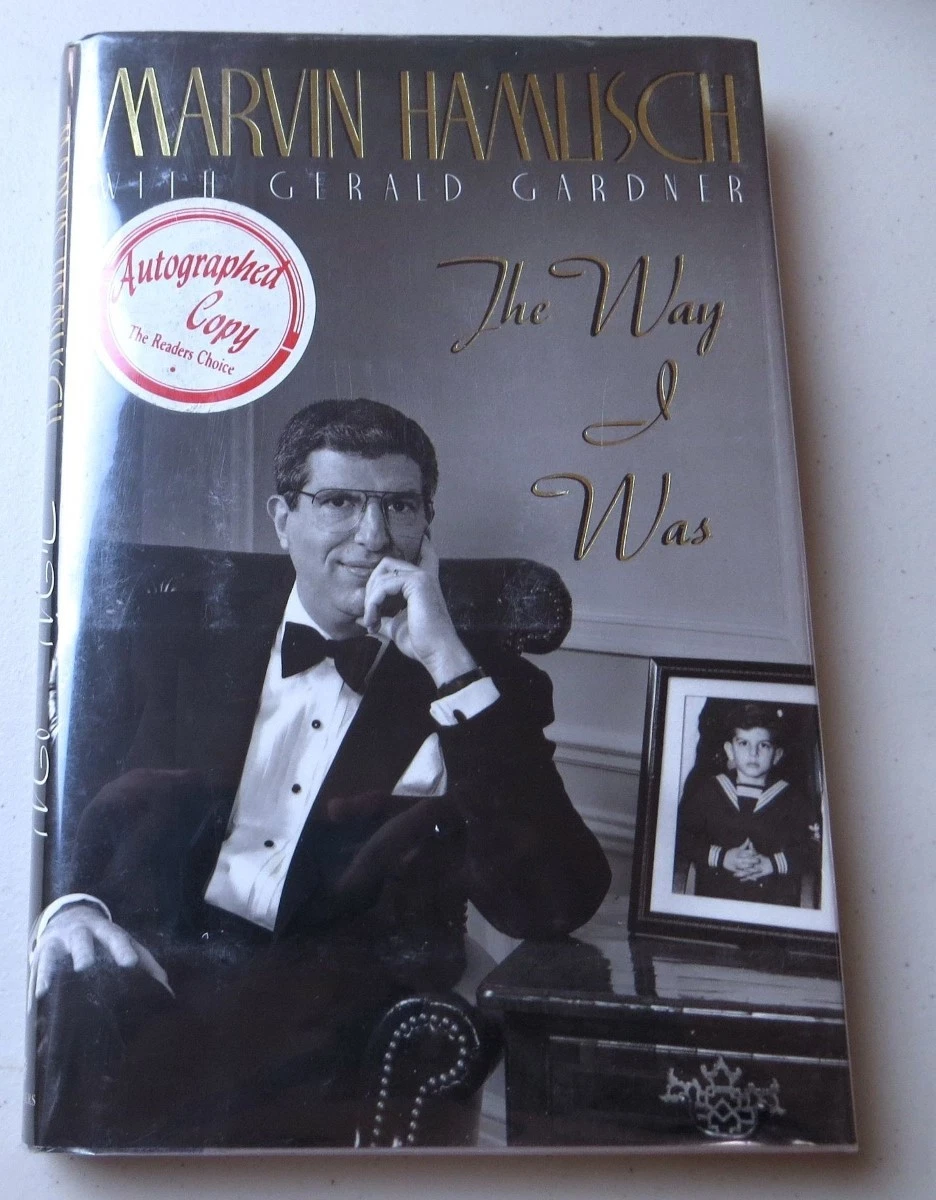 Marvin Hamlisch Signed Autographed Hardcover Book The Way I Was JSA II59122
