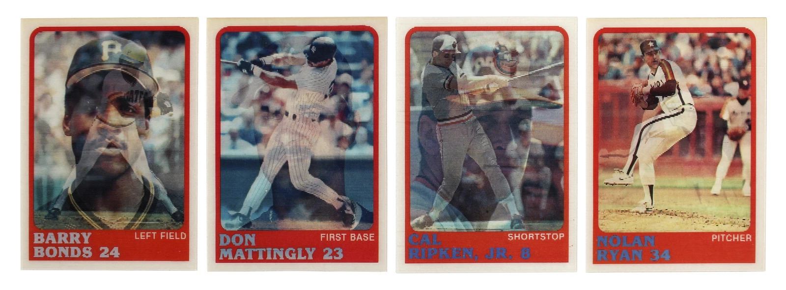 1987 & 1988 Sportflics Complete Trading Card Set Un-signed
