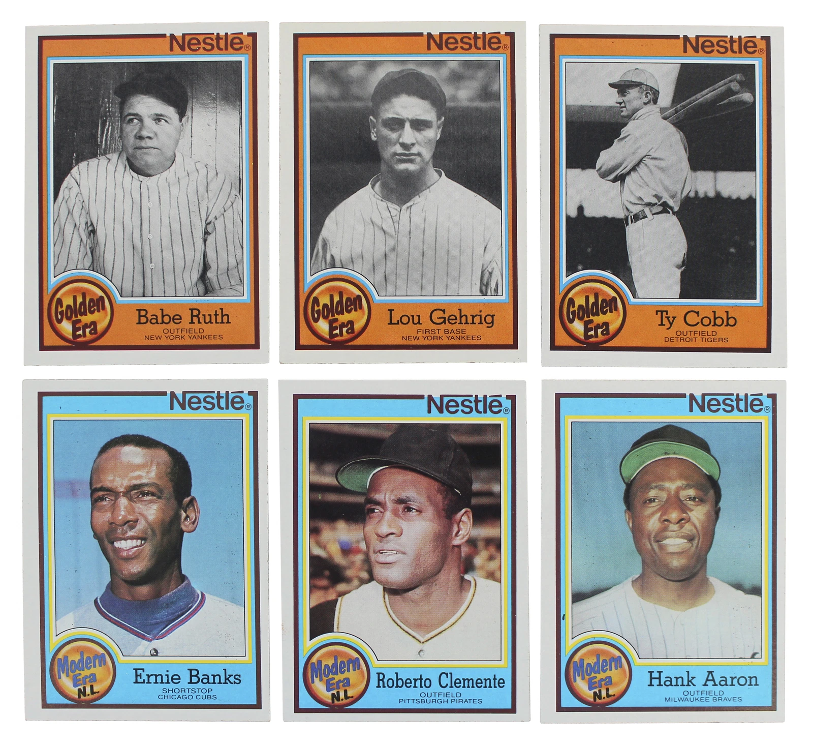 1987 Topps Nestle All-Time Dream Teams Complete Trading Card Set Un-signed
