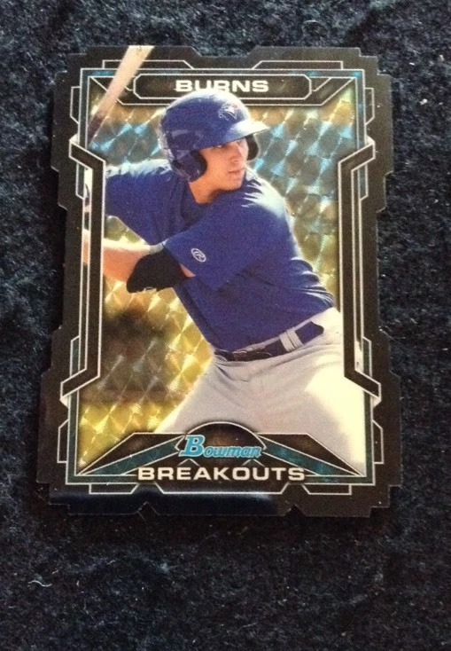 2013 Bowman Breakouts ANDY BURNS SUPERFRACTOR 1/1
