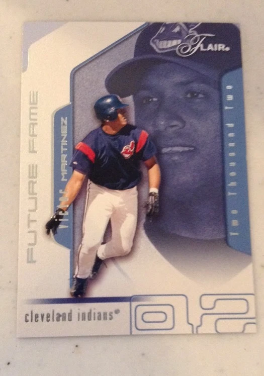 2002 Flair #110 Victor Martinez FUTURE FAME 15/50 Sp Wow Rare
