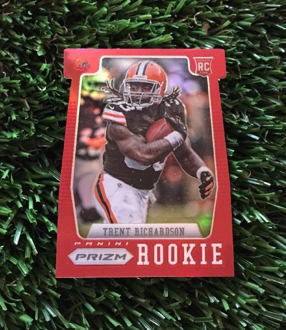 2012 Prizm emeralnd Red Parallel #235 RC TRent Richardson - Browns
