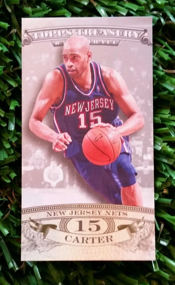 2008-09 TOPPS TREASURY VINCE CARTER RIP MINI #'D /25 RARE

