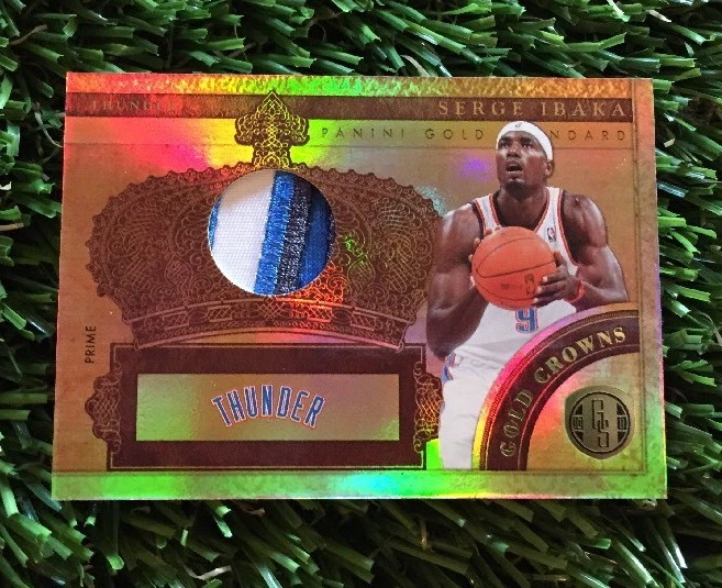 2010-11 Panini Gold Standard SERGE IBAKA Gold Crowns Prime Relic #ED 23/25 SSP
