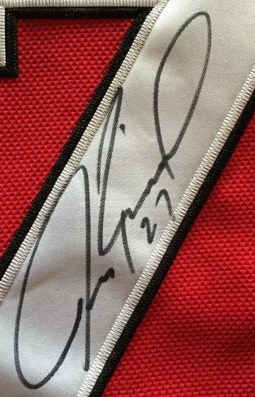 JEREMY ROENICK CHICAGO BLACKHAWKS SIGNED JERSEY RED PSA/DNA COA INSCRIBED
