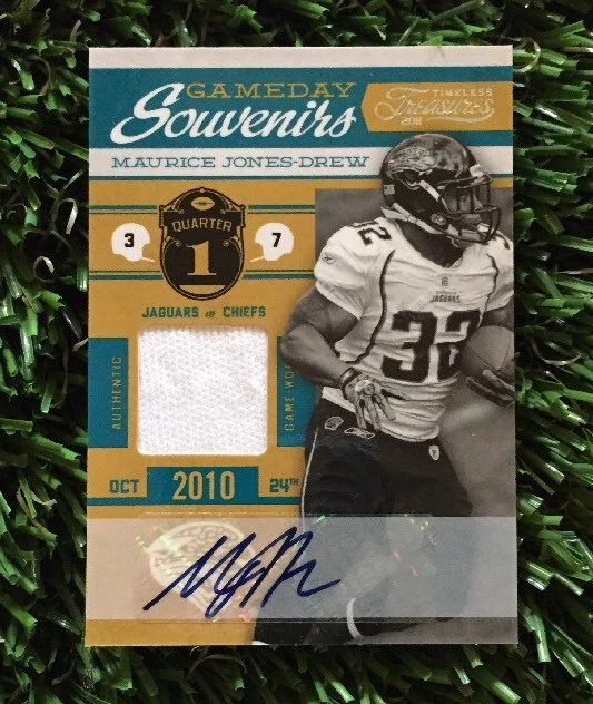 2011 Timeless Treasures Game Day 1st Quarter Maurice Jones-Drew Auto #01/5 SSP
