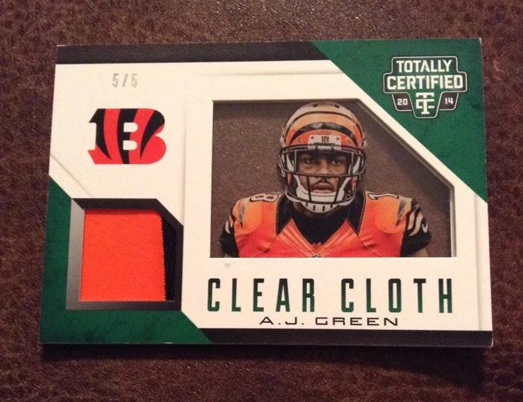 2014 Totally Certified Clear Cloth AJ GREEN Jsy 5/5 eBay 1/1
