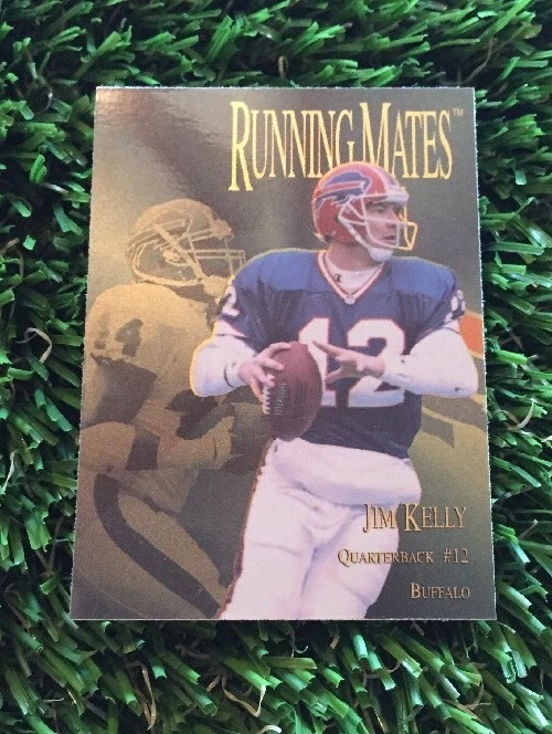 1996 COLLECTORS EDGE RUNNING MATES KELLY/ HOLMES GOLD #d /100 BILLS
