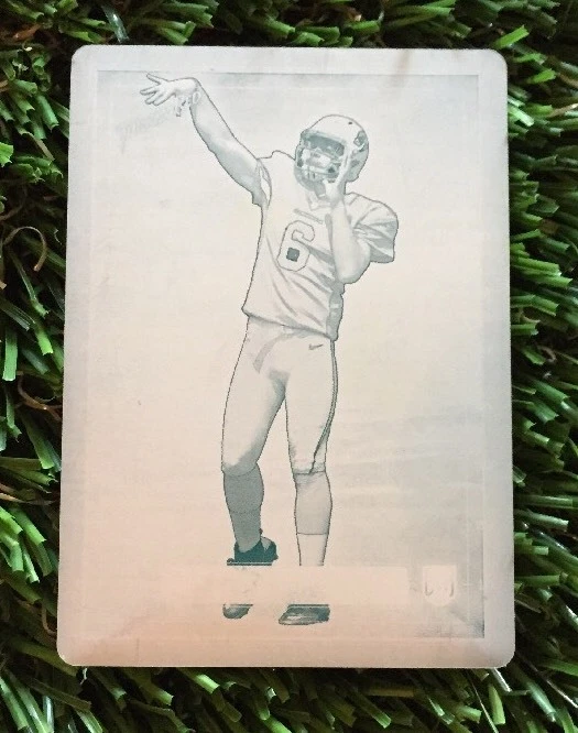 2014 Topps Turkey Red LOGAN THOMAS CYAN PRINTING PLATE ROOKIE #89 #ED 1/1
