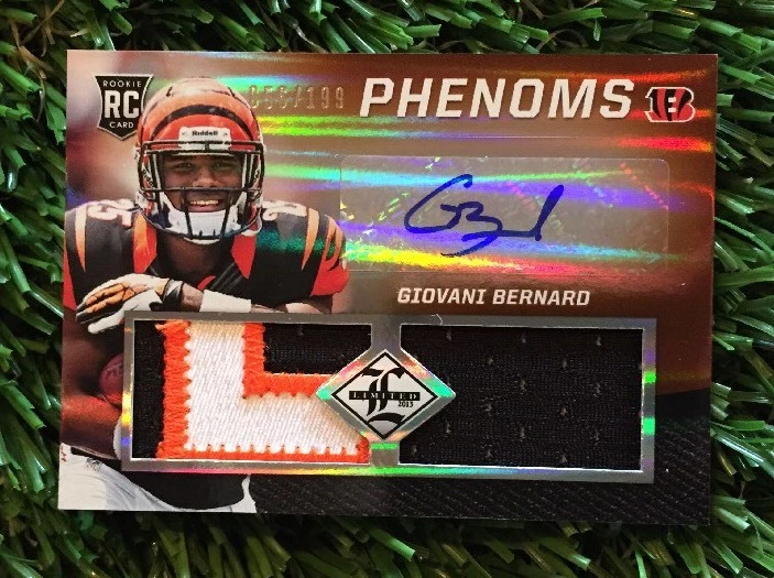 2013 Limited GIOVANI BERNARD Jersey AUTOGRAPH #ED /199 Cincinnati Bengals
