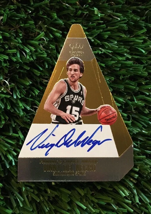 2013-14 Preferred Crown Royale Panini Choice Award Auto Vinny Del Negro #ED /10
