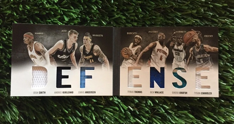 2011-12 PREFERRED DEFENSE BOOK #5 SMITH ANDERSON THOMAS WALLACE OKAFOR #ED /199 COLLECTIBLE MEMORABILIA