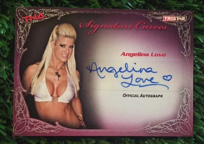 2009 TriStar TNA Signature Curves #KA1 Angelina Love AUTO
