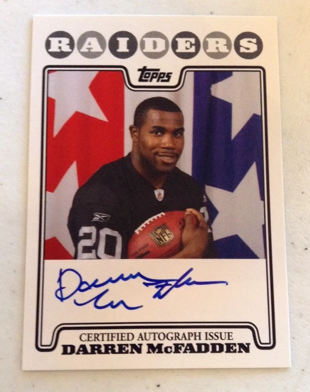 2008 Topps Rookie Premiere Darren McFadden Auto RC
