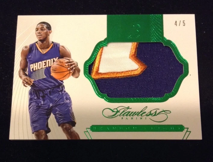 2014-15 Flawless Brandon Knight Jumbo 3 Color Patch EMERALD 4/5 Wow Ssp Rare
