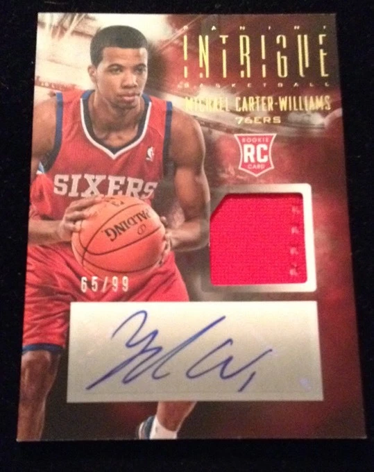2013-14 Panini Intrigue Rookie Autographed Jsy #2 Michael Carter-Williams /99
