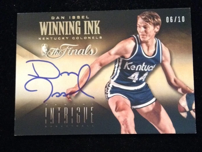 2013-14 intrigue winning ink DAN ISSEL #6/10 KENTUCKY very rare auto
