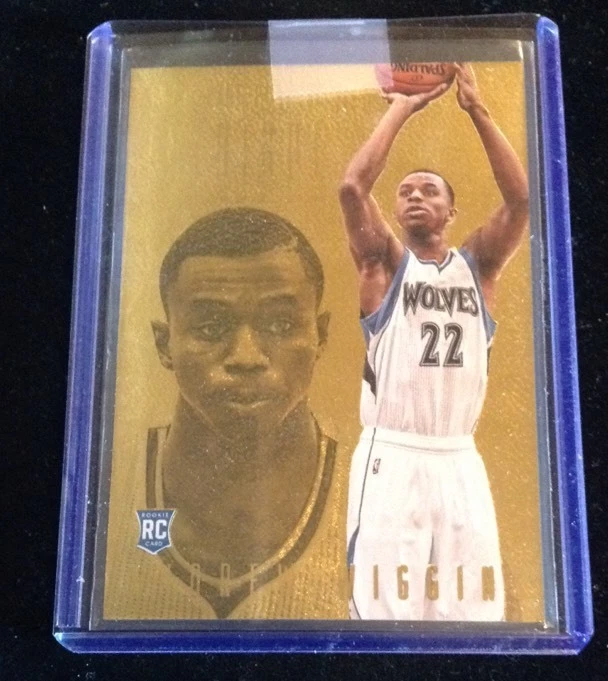 2013-14 Panini Intrigue ANDREW WIGGINS GOLD XRC Rookie #1 Exchange Redemption
