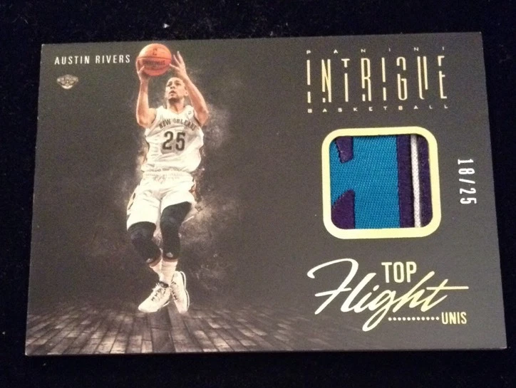 2013-14 PANINI INTRIGUE AUSTIN RIVERS PATCH 18/25 SICK PATCH
