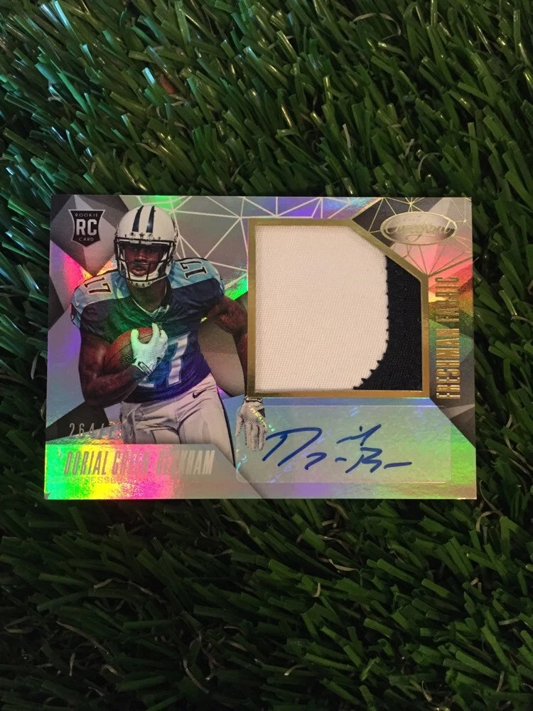 DORIAL GREEN BECKHAM 2015 CERTIFIED 2 COLOR PATCH AUTO #ED /799 TITANS RC
