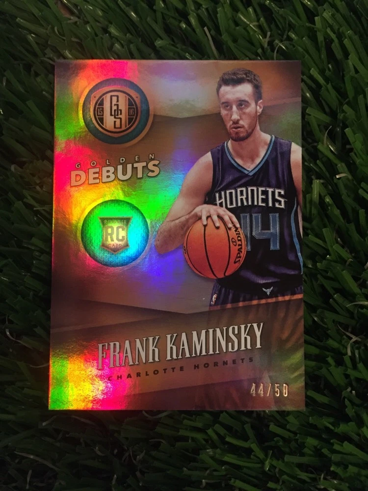 2015-16 Panini Gold Standard Golden Debuts Frank Kaminsky Rc #ED /50 Hornets

