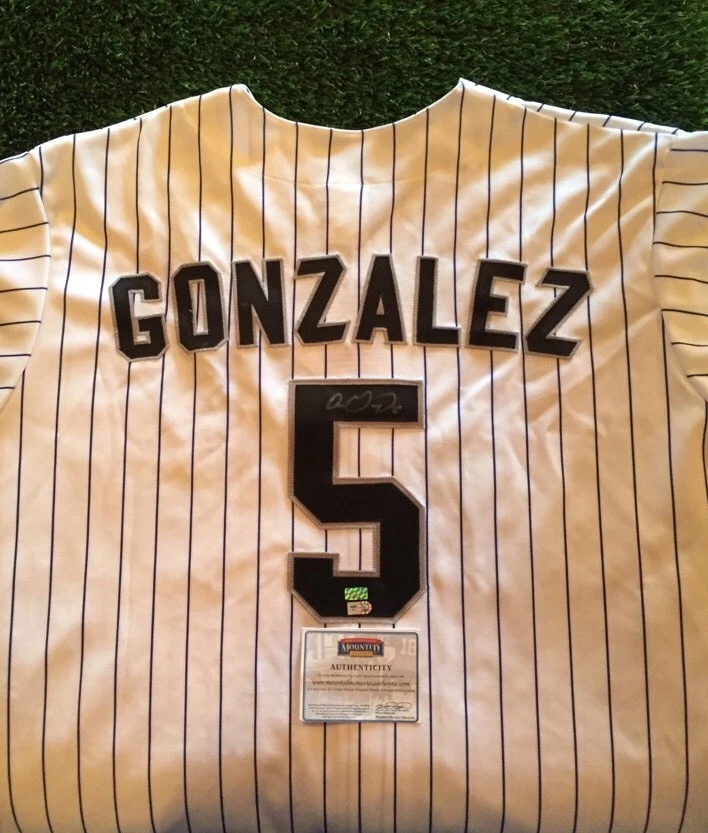 CARLOS GONZALEZ CARGO COLORADO ROCKIES SIGNED Jersey Mounted Memories
