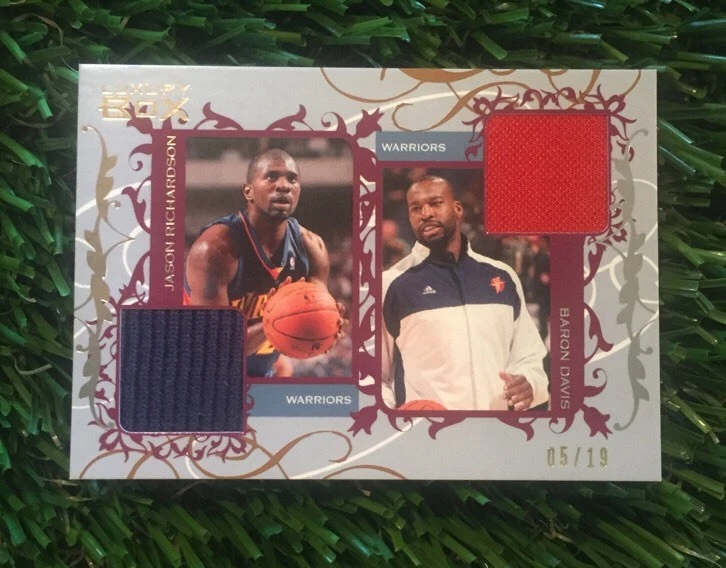 2006-07 Topps Luxury Box Richardson/Davis Courtside Relics Jersey Card #D /19 SP
